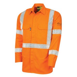 Ultra-lightweight PPE2 FR Shirt with Segmented Loxy FR Reflective Tape