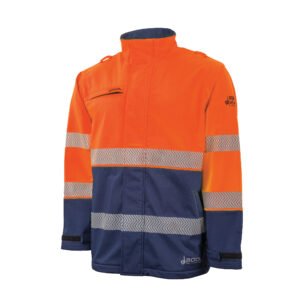 Hi-Vis PPE2 Softshell Jacket with Segmented FR Reflective Tape
