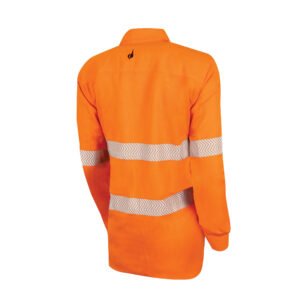 Womens Ultra-lightweight PPE2 FR Shirt with Segmented FR Reflective Tape
