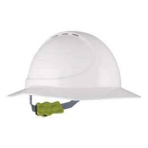 GT11 Type 1 ABS Vented Broad Brim Hard Hat with Ratchet Harness
