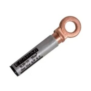 Cabac BL630-12 Lug Round Palm Bi-Metal (AL Barrel - CU Palm) Crimp Type 630mm Cable M12 Stud