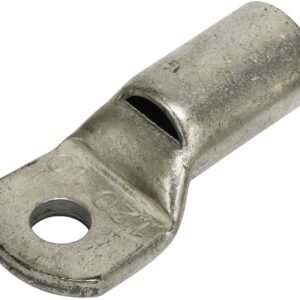 HellermannTyton CL2.5-8-1 Copper Cable Lug, Crimp Type, 2.5mm Cable, 8mm Stud, 99.9% Copper, Electro Tinned Finish for Corrosion Resistance